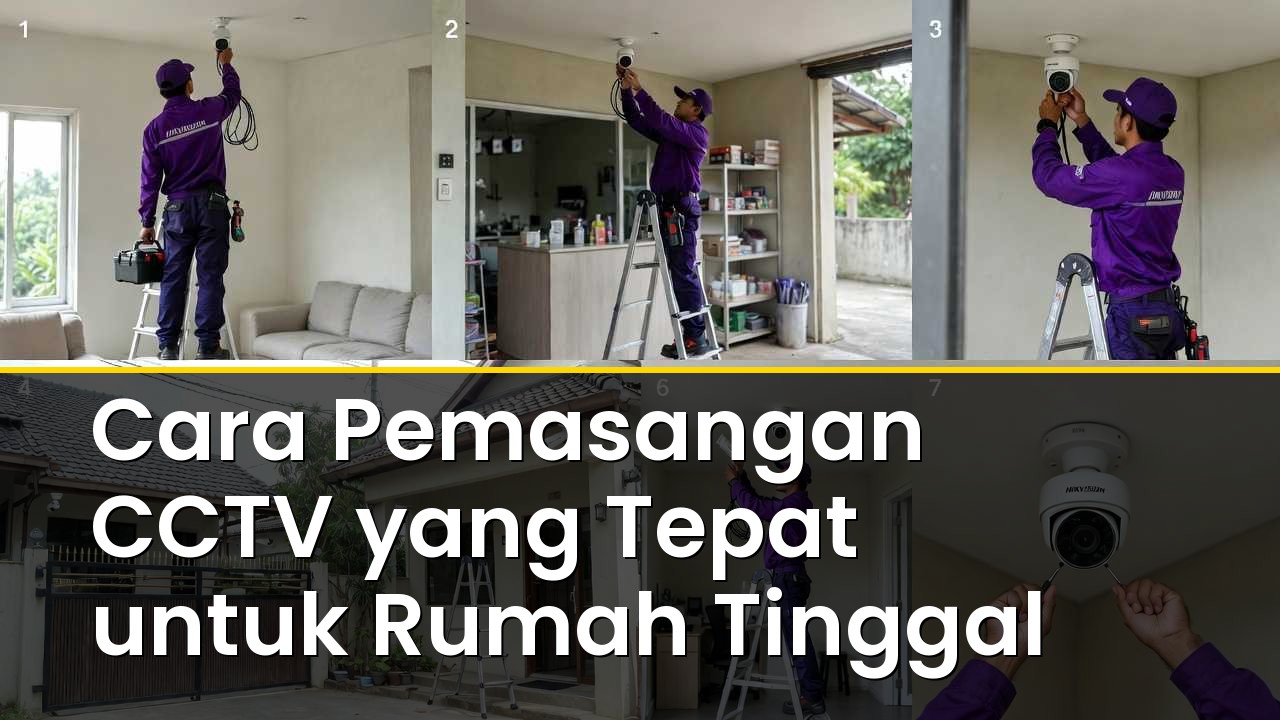 Cara Pemasangan CCTV yang Tepat untuk Rumah Tinggal