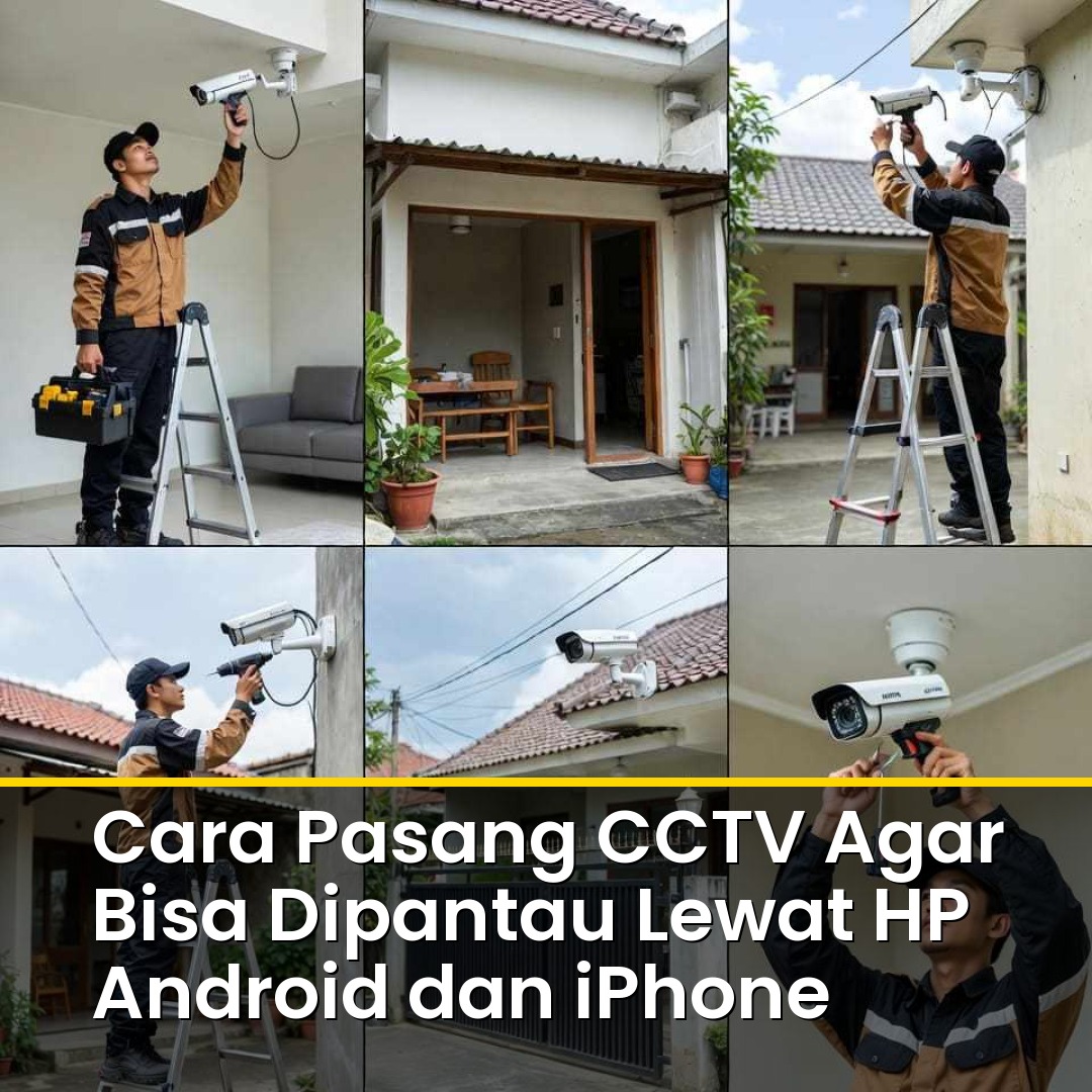 Cara Pasang CCTV Agar Bisa Dipantau Lewat HP Android dan iPhone